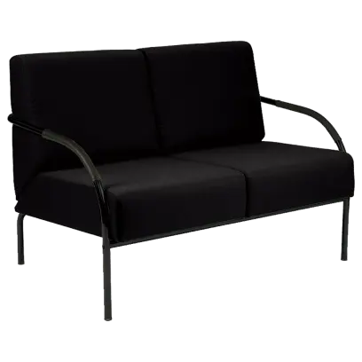 SPA 2 černý lak, látka BONDAI BN7 (8033) - látka černá